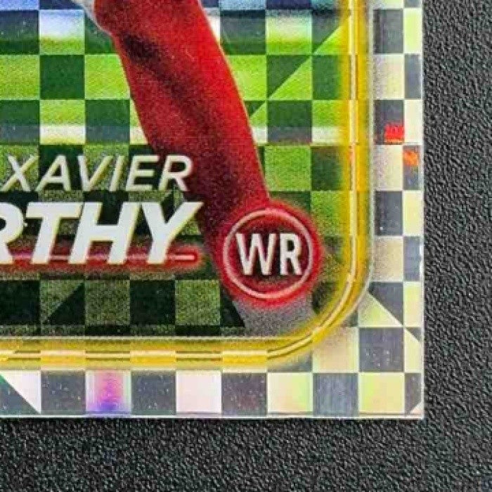 XAVIER WORTHY 2024 TOPPS CHROME #208 X-FRACTOR RC CHIEFS