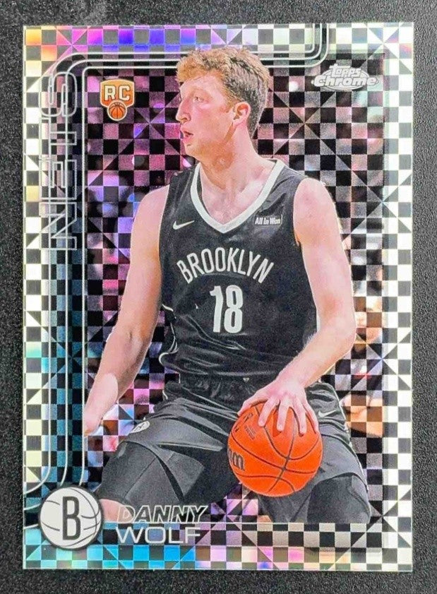 DANNY WOLF 2025-26 TOPPS CHROME #277 X-FRACTOR RC NETS