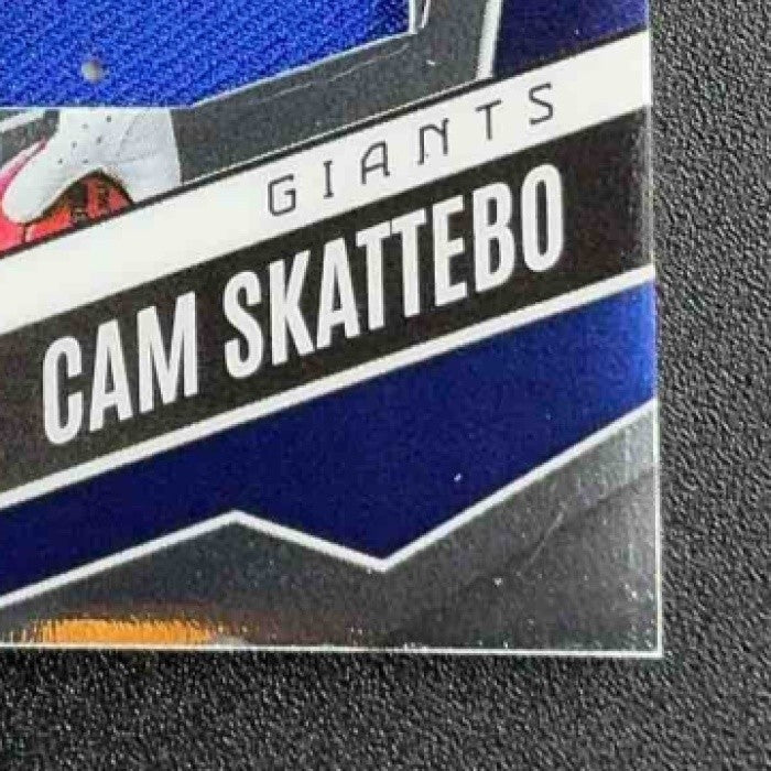 2025 Panini Phoenix Cam Skattebo #FFM-CSO Franchise Future Material /299 MEM RC