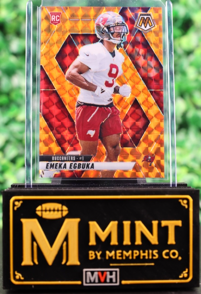 EMEKA EGBUKA 2025 PANINI MOSAIC ORANGE PRIZM RC BUCS COLOR MATCH /199