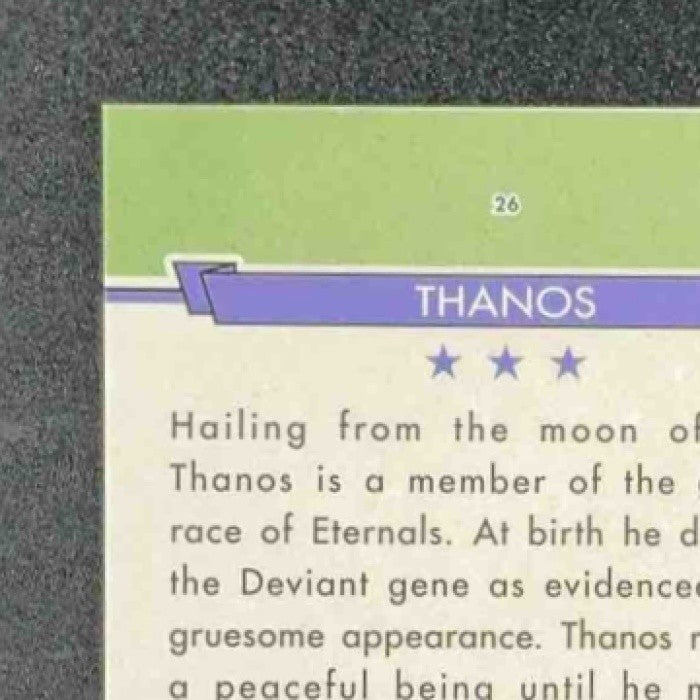 THANOS 2026 TOPPS BROOKLYN COLLECTION MARVEL CAPTAIN AMERICA #26