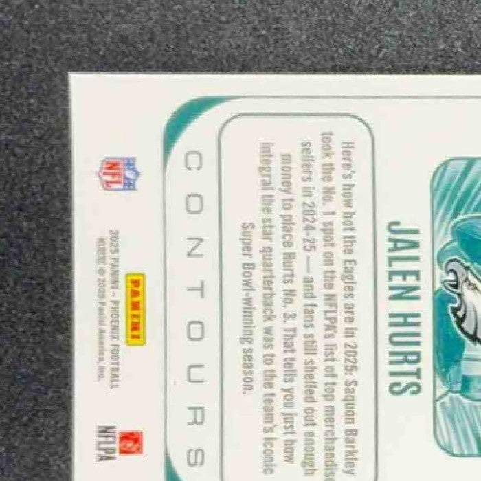 JALEN HURTS 2025 PANINI PHOENIX #26 CONTOURS EAGLES