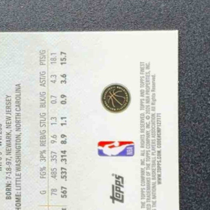 BAM ADEBAYO 2025-26 TOPPS FINEST #52 COMMON HEAT