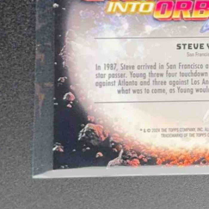 STEVE YOUNG 2024 TOPPS COSMIC CHROME #LIO-16 LAUNCHED INTO ORBIT 49ERS