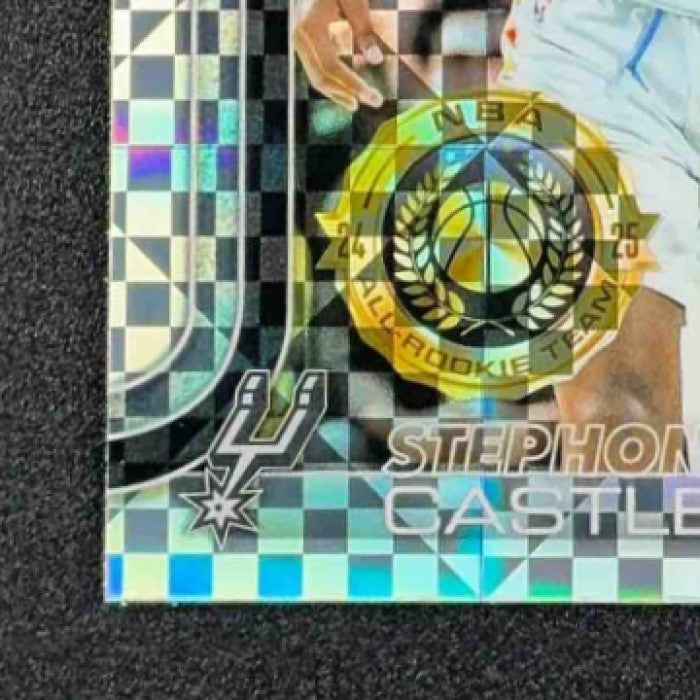STEPHON CASTLE 2025-26 TOPPS CHROME #228 X-FRACTOR SPURS