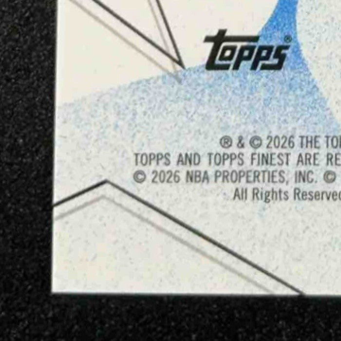 NIKOLA TOPIC 2025-26 TOPPS FINEST #FAU-NT AUTO THUNDER