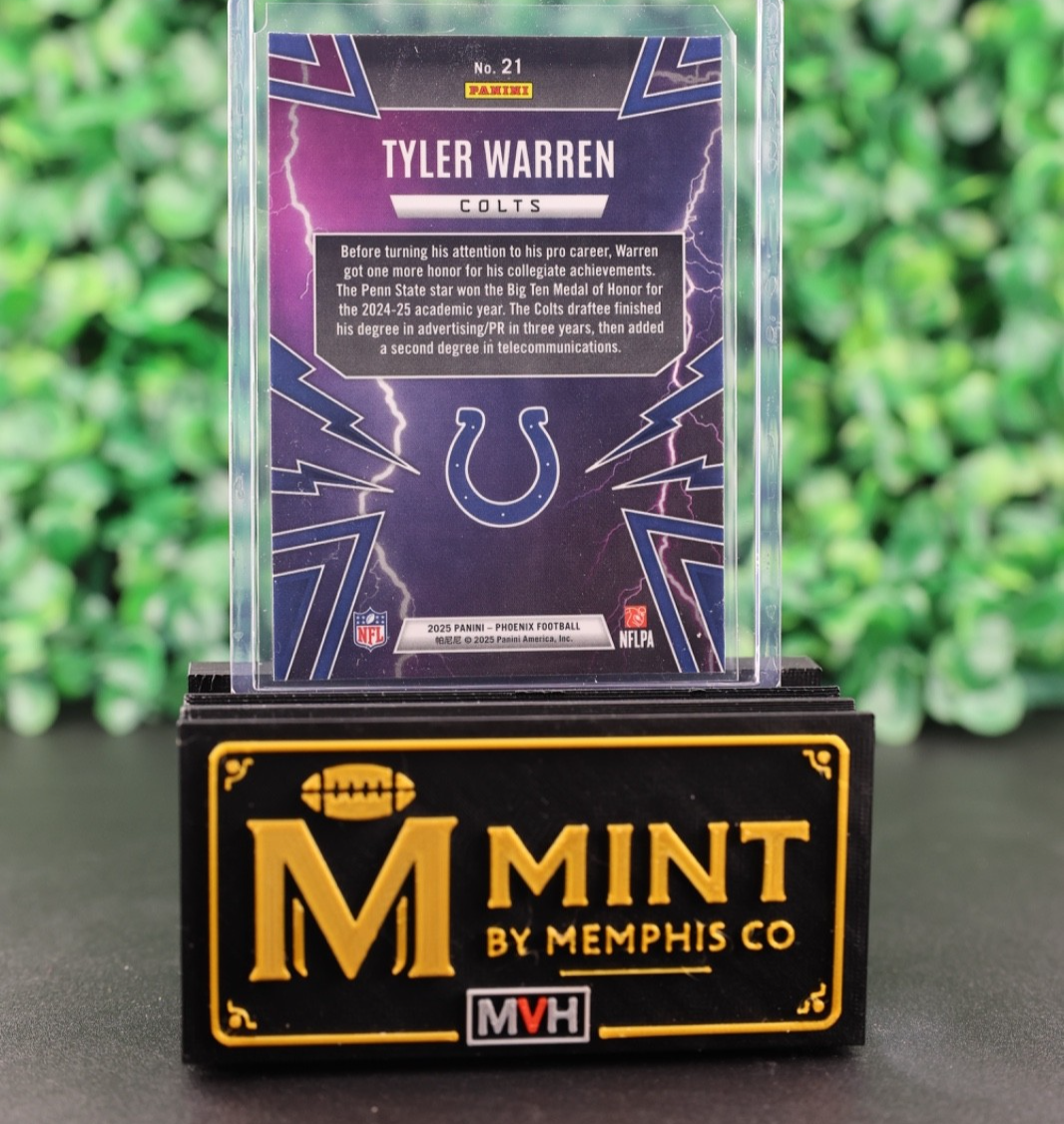 TYLER WARREN 2025 PANINI PHOENIX THUNDERBIRDS #21 RC COLTS