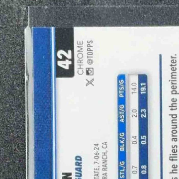 KLAY THOMPSON 2025-26 TOPPS CHROME #42 X-FRACTOR MAVERICKS