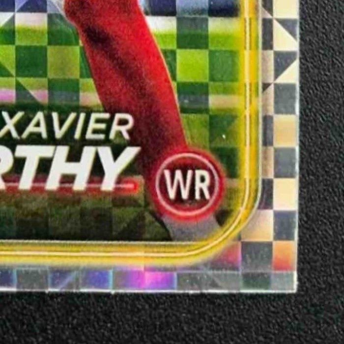 XAVIER WORTHY 2024 TOPPS CHROME #208 X-FRACTOR RC CHIEFS