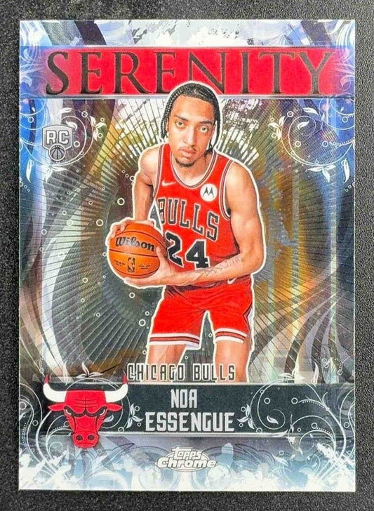 NOA ESSENGUE 2025-26 TOPPS CHROME #SY-15 SERENITY RC BULLS