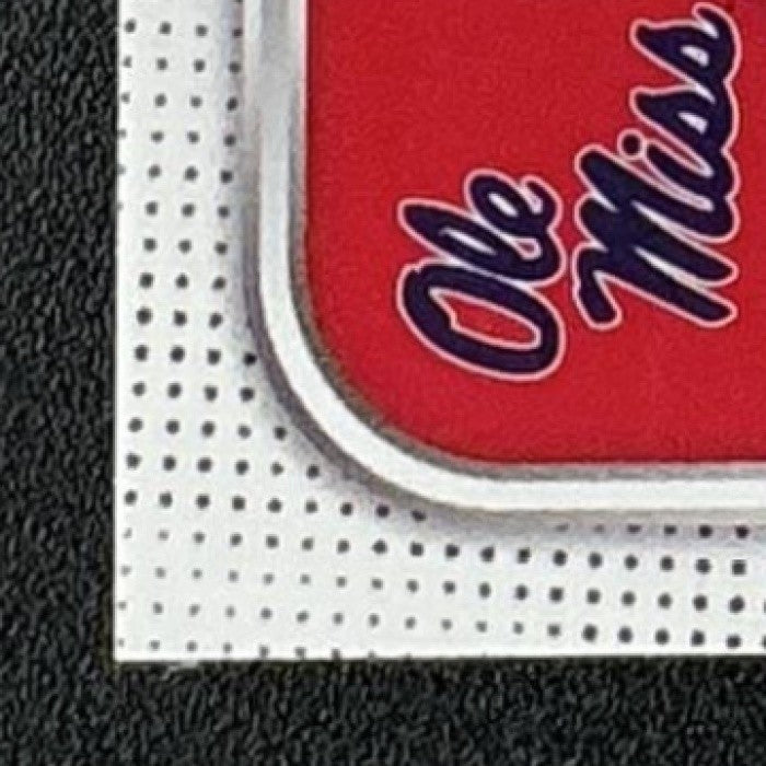 LUKE HASZ 2025 BOWMAN CHROME UNIVERSITY SAPPHIRE #61 1ST PROSPECT REBELS