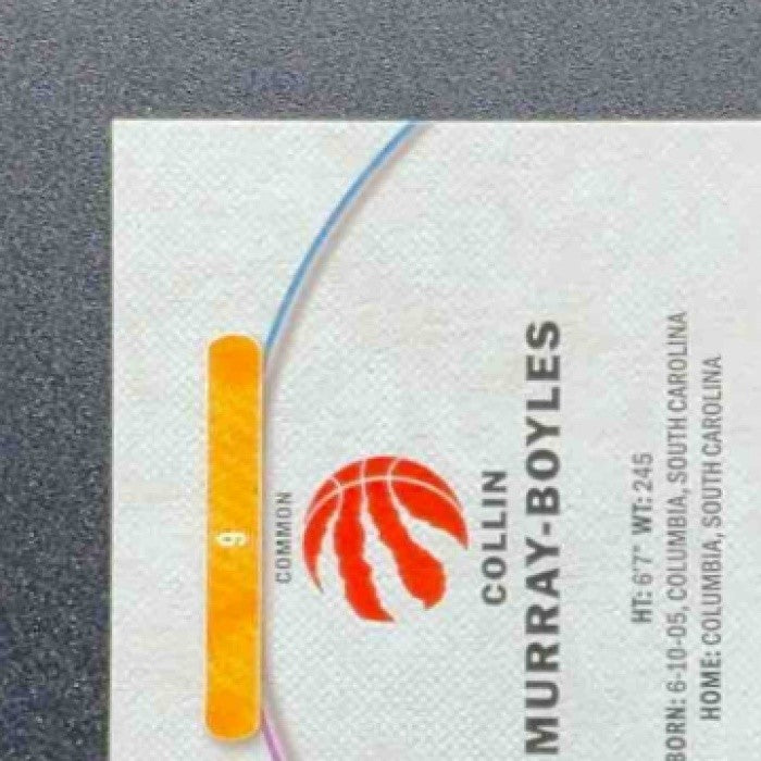 COLLIN MURRAY-BOYLES 2025-26 TOPPS FINEST #9 COMMON RC RAPTORS
