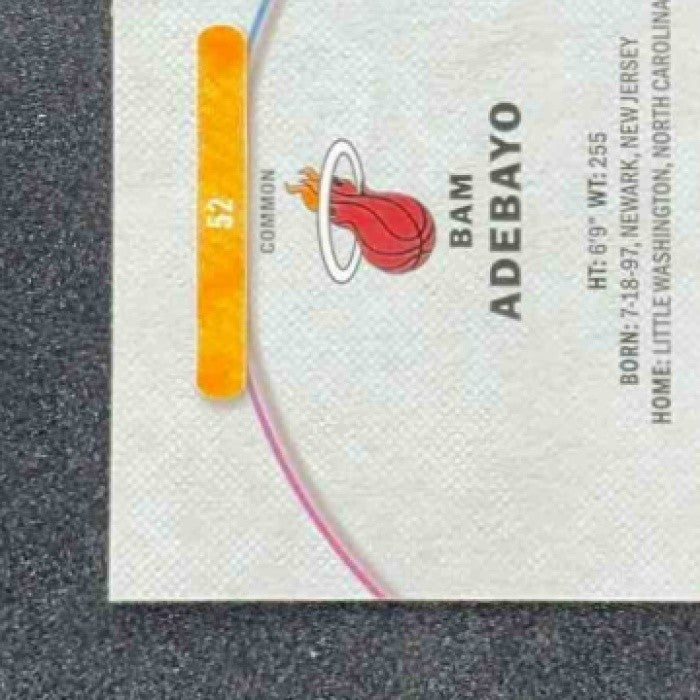 BAM ADEBAYO 2025-26 TOPPS FINEST #52 COMMON HEAT