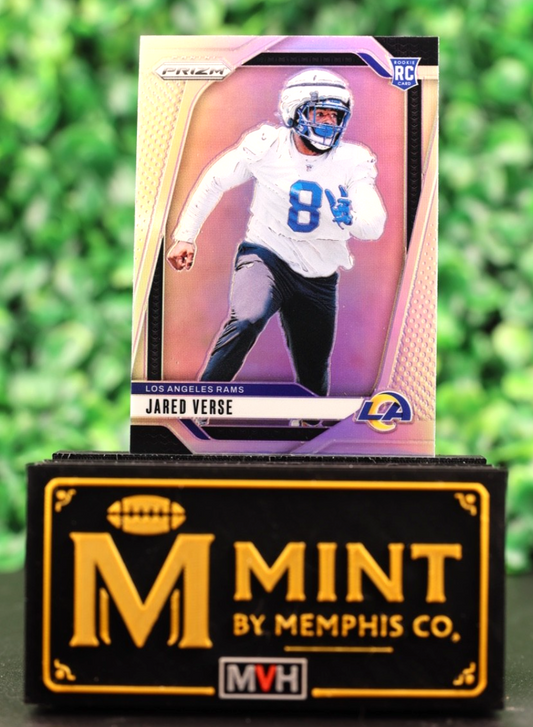 JARED VERSE 2024 PANINI PRIZM #341 SILVER PRIZM (RC) ROOKIE CARD RAMS
