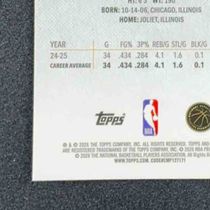 JEREMIAH FEARS 2025-26 TOPPS FINEST #7 COMMON RC PELICANS