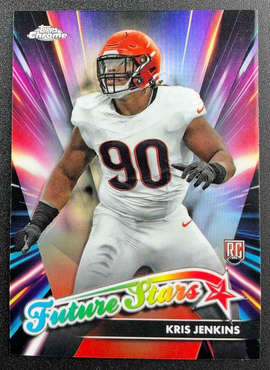 KRIS JENKINS 2024 TOPPS CHROME #FS-23 FUTURE STARS RC BENGALS