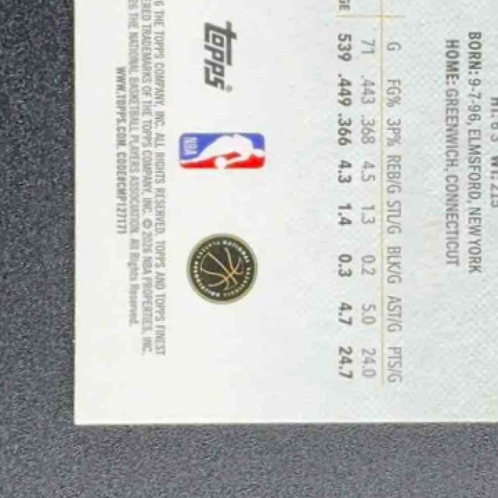 DONOVAN MITCHELL 2025-26 TOPPS FINEST #53 COMMON OIL SPILL REFRACTOR CAVALIERS