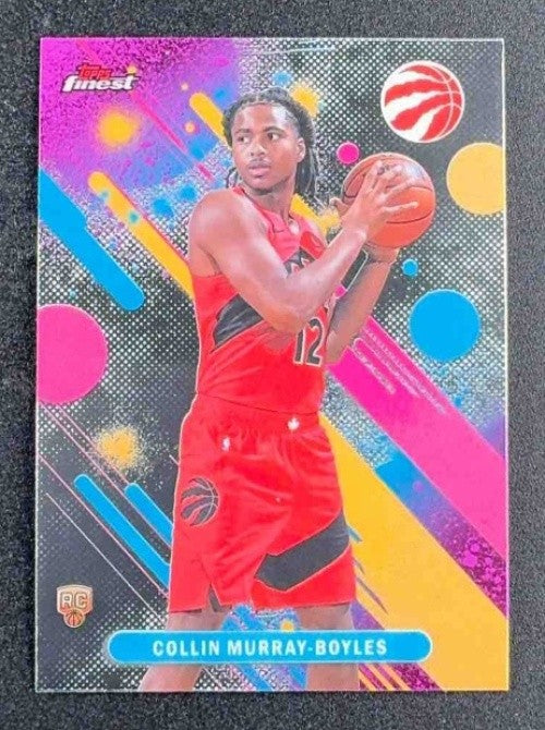 COLLIN MURRAY-BOYLES 2025-26 TOPPS FINEST #9 COMMON RC RAPTORS