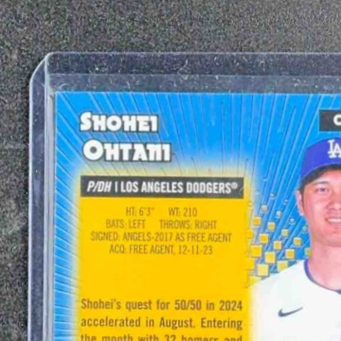 SHOHEI OHTANI 2025 TOPPS CHROME #CAE-1 ALL-ETCH DODGERS
