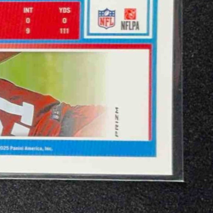 2025 Panini Donruss Optic Benjamin Morrison #236 Rated Rookie Blue Hyper Prizm