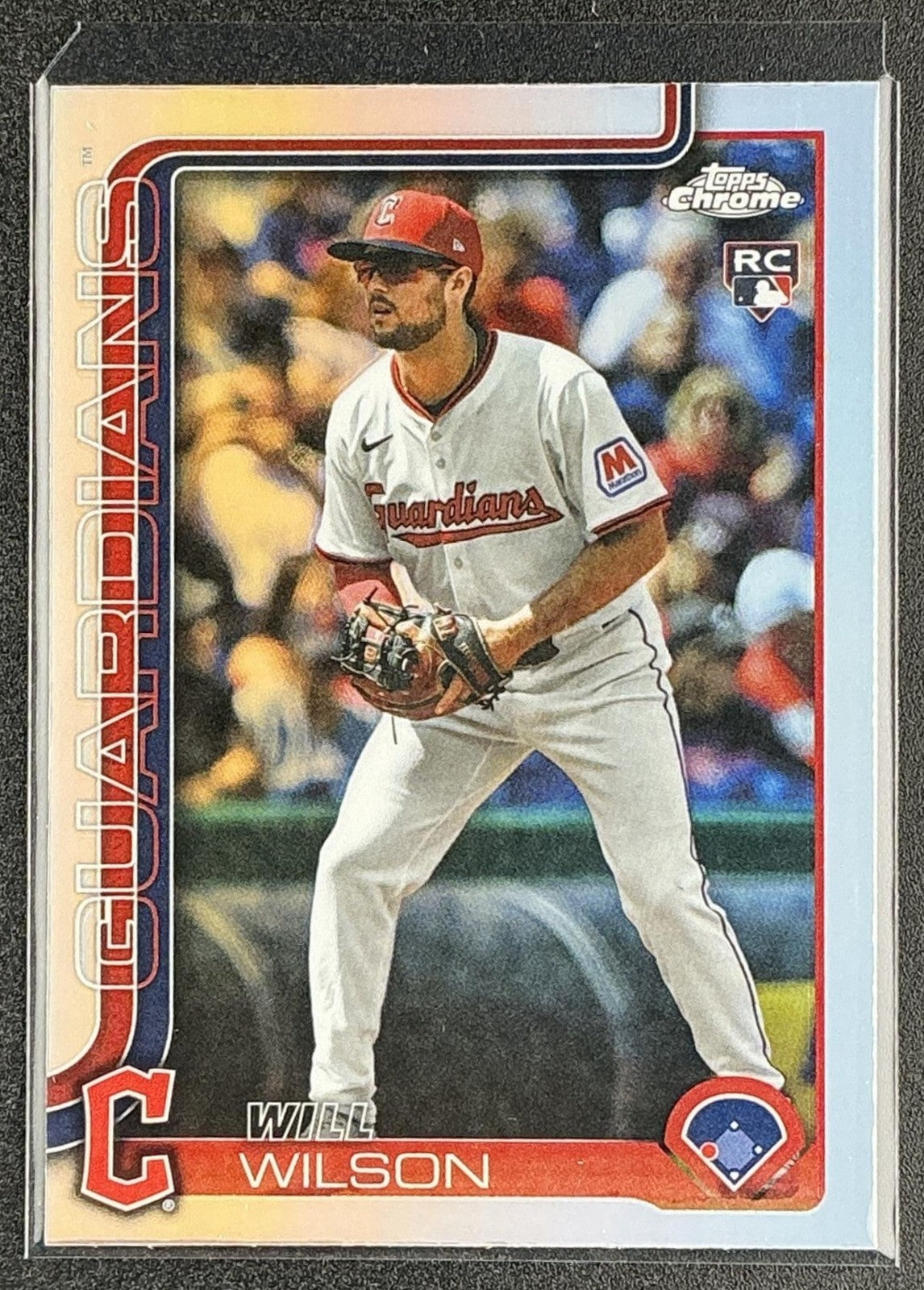 WILL WILSON 2025 TOPPS CHROME UPDATE #USC187 REFRACTOR RC GUARDIANS