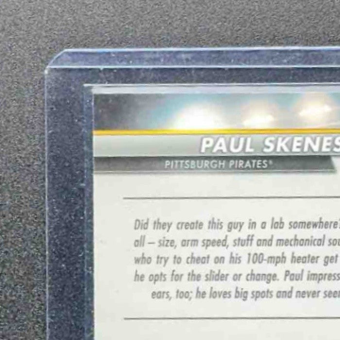 PAUL SKENES 2024 BOWMAN #BTP-3 SCOUTS' TOP 100 CHROME RC PIRATES