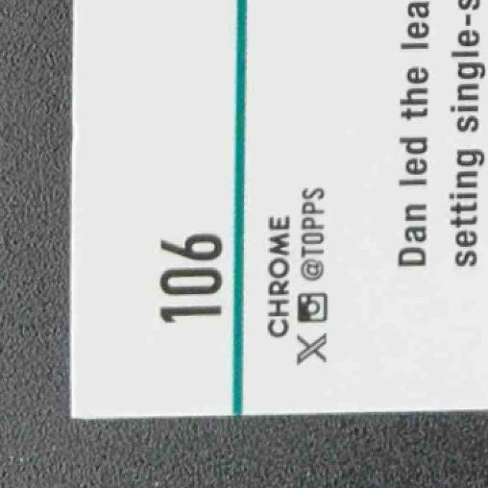DAN MARINO 2024 TOPPS CHROME #106 PRISM REFRACTOR DOLPHINS