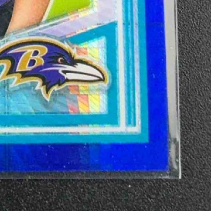 TYLER LOOP 2025 PANINI DONRUSS OPTIC #227 RATED ROOKIE BLUE HYPER PRIZM RAVENS