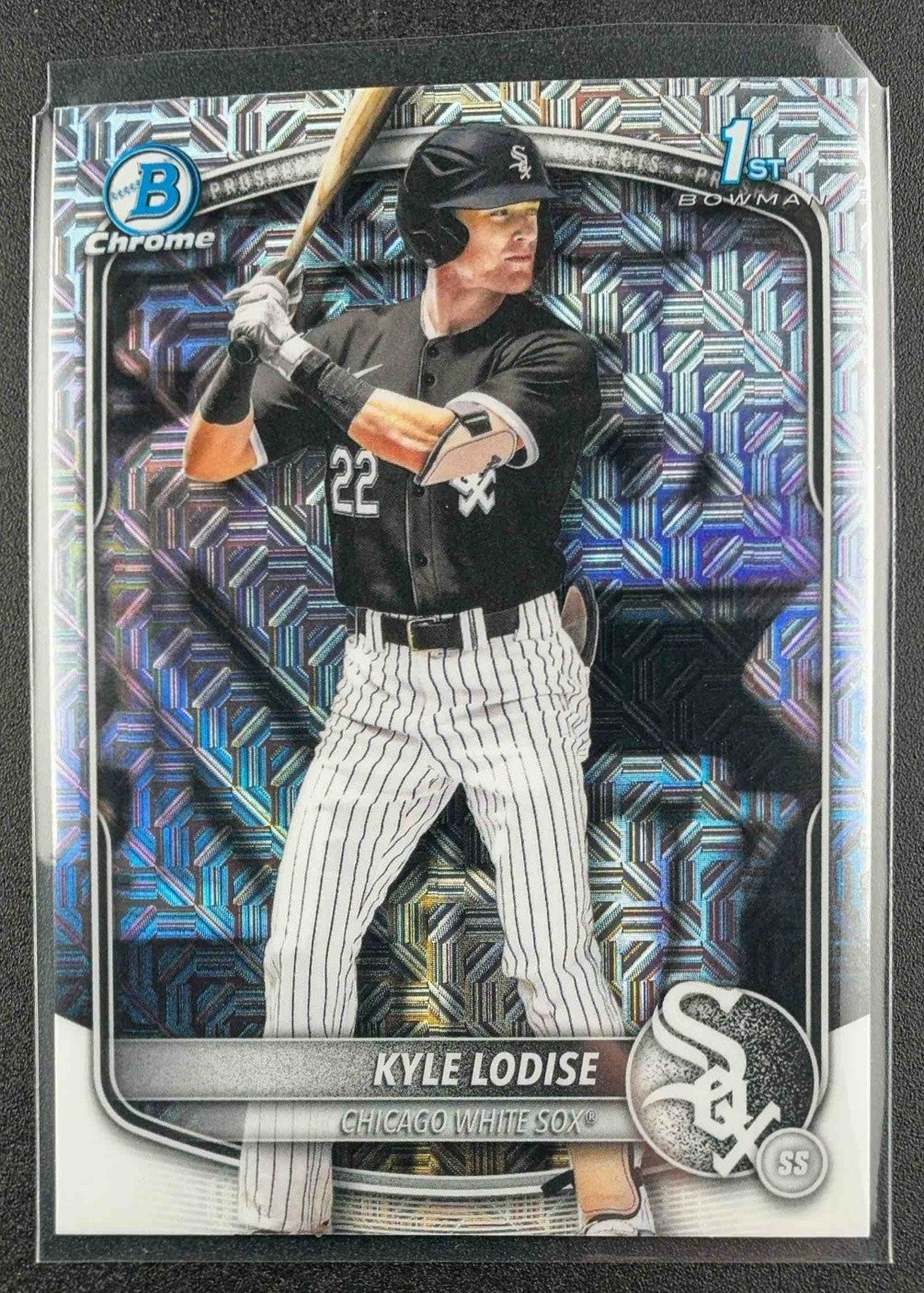 2025 Bowman Draft Kyle Lodise #BDC-144 Chrome Mojo Refractor 1st Prospect