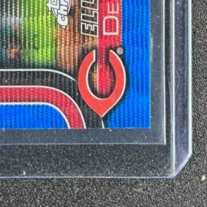 ELLY DE LA CRUZ 2025 TOPPS CHROME UPDATE #USC189 BLUE WAVE REFRACTOR 19/150 REDS