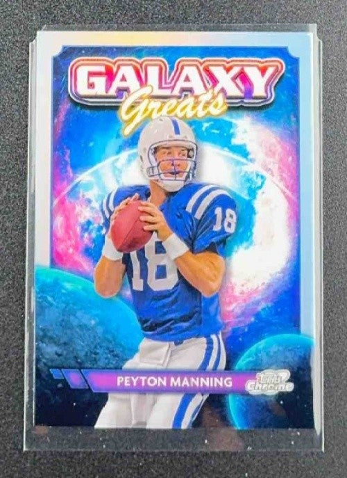 PEYTON MANNING 2024 TOPPS COSMIC CHROME #GG-31 GALAXY GREATS COLTS