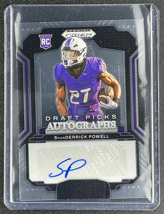 SHUNDERRICK POWELL 2025 PANINI PRIZM DRAFT PICKS #DPA-SPL AUTO