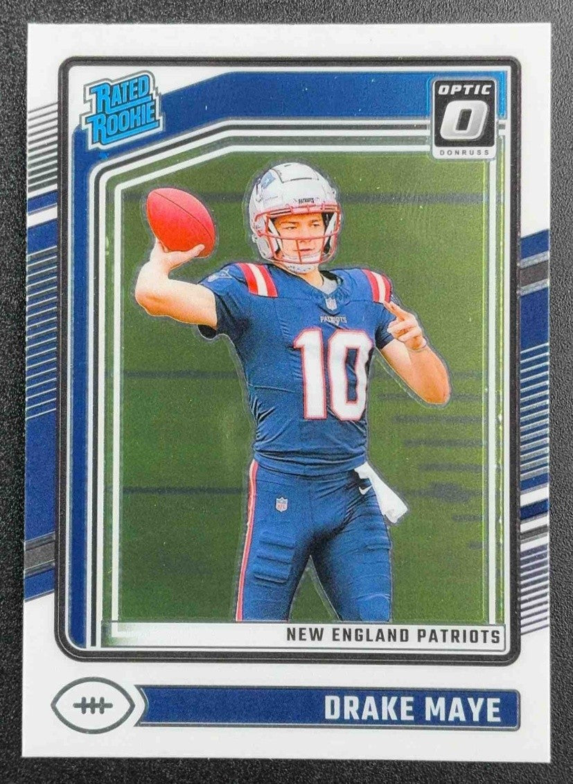 DRAKE MAYE 2024 PANINI DONRUSS OPTIC #229 RATED ROOKIE PATRIOTS