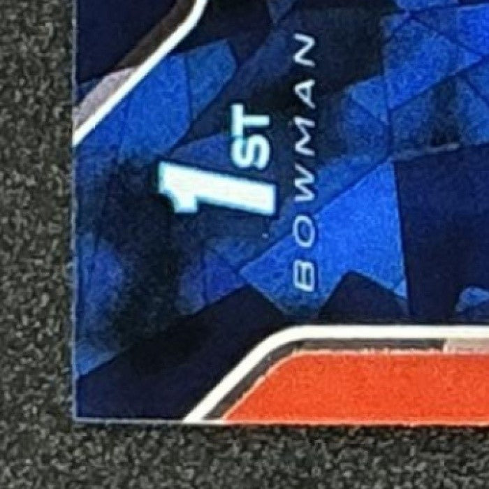RJ MARYLAND 2025 BOWMAN CHROME UNIVERSITY SAPPHIRE #153 1ST PROSPECT MUSTANGS
