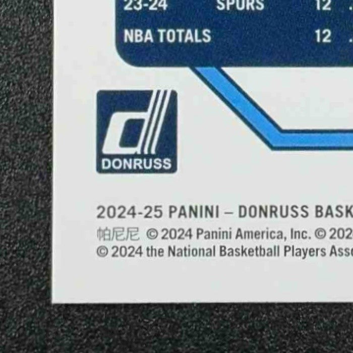 VICTOR WEMBANYAMA 2024-25 PANINI DONRUSS #6 SPURS