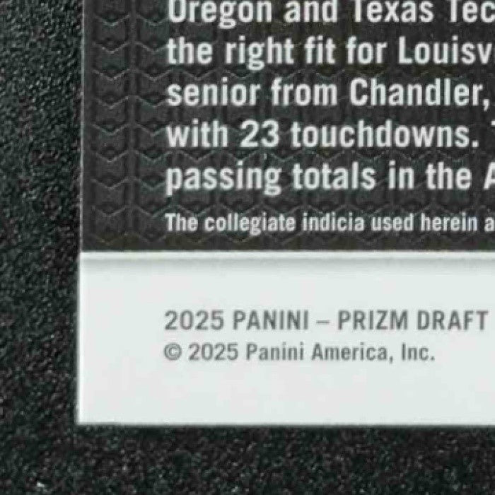 TYLER SHOUGH 2025 PANINI PRIZM DRAFT PICKS #49 RED ICE RC CARDINALS