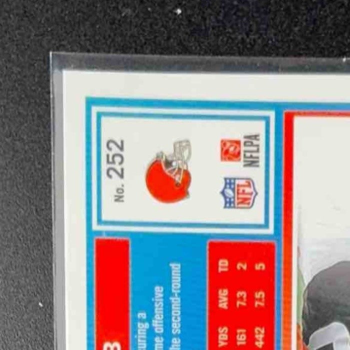 2025 Panini Donruss Optic Quinshon Judkins #252 Rated Rookie Blue Hyper Prizm