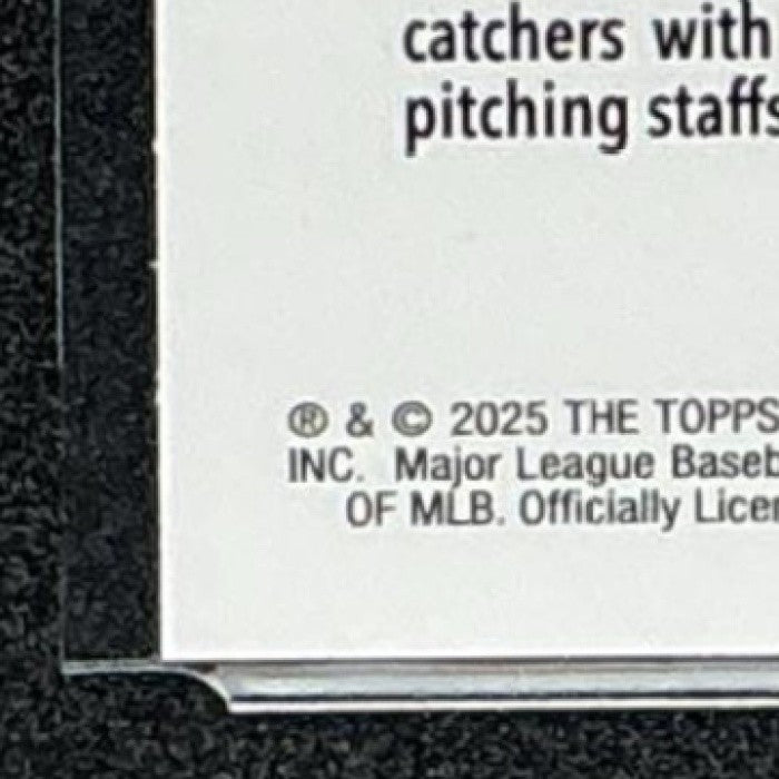 DANNY JANSEN 2025 TOPPS CHROME UPDATE #USC122 PRISM REFRACTOR BREWERS
