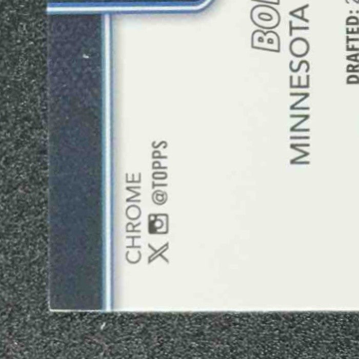 BONES HYLAND 2025-26 TOPPS CHROME #90 MAGENTA REFRACTOR 183/399 TIMBERWOLVES