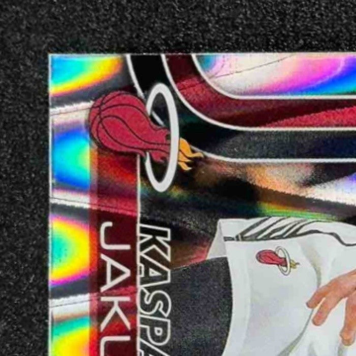 KASPARAS JAKUCIONIS 2025-26 TOPPS CHROME #270 RAYWAVE REFRACTOR RC HEAT