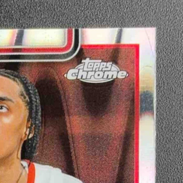 NOA ESSENGUE 2025-26 TOPPS CHROME #262 RAYWAVE REFRACTOR RC BULLS
