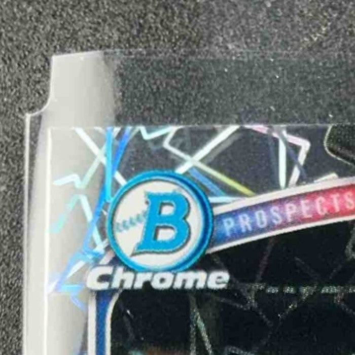 ETHAN CONRAD 2025 BOWMAN DRAFT #BDC-17 CHROME LASER REFRACTOR 1ST CUBS