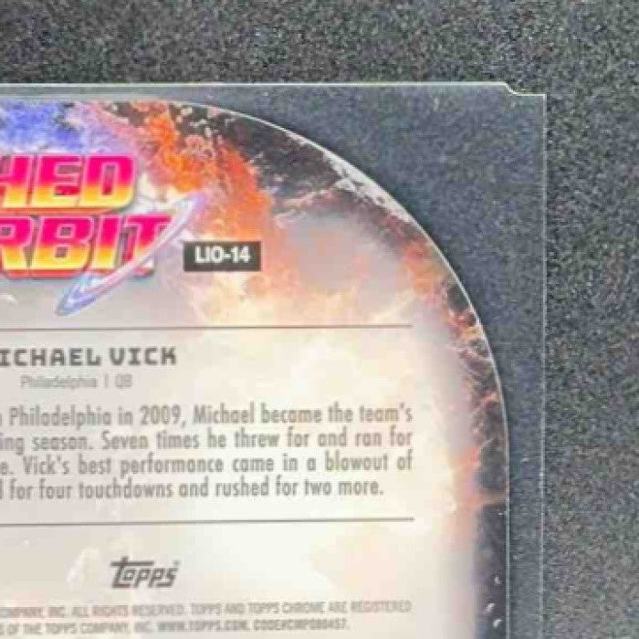 MICHAEL VICK 2024 TOPPS COSMIC CHROME #LIO-14 LAUNCHED INTO ORBIT EAGLES