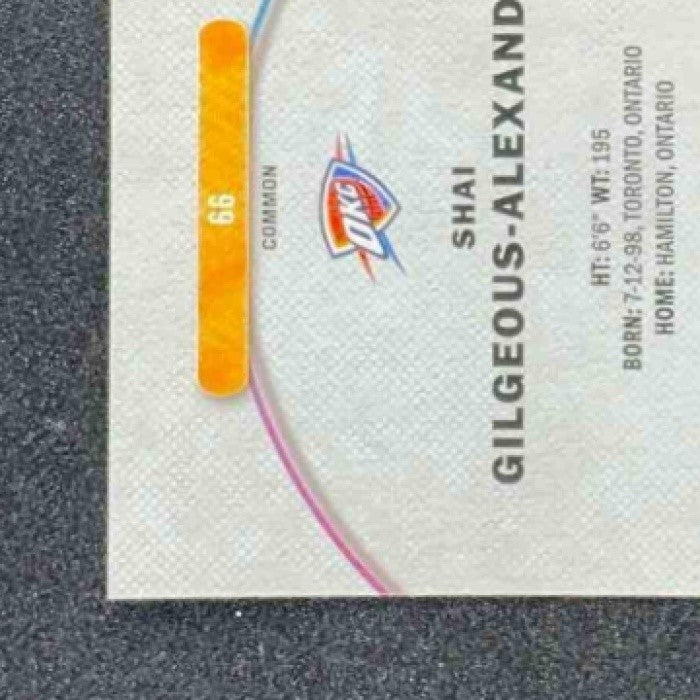 SHAI GILGEOUS-ALEXANDER 2025-26 TOPPS FINEST #66 COMMON THUNDER