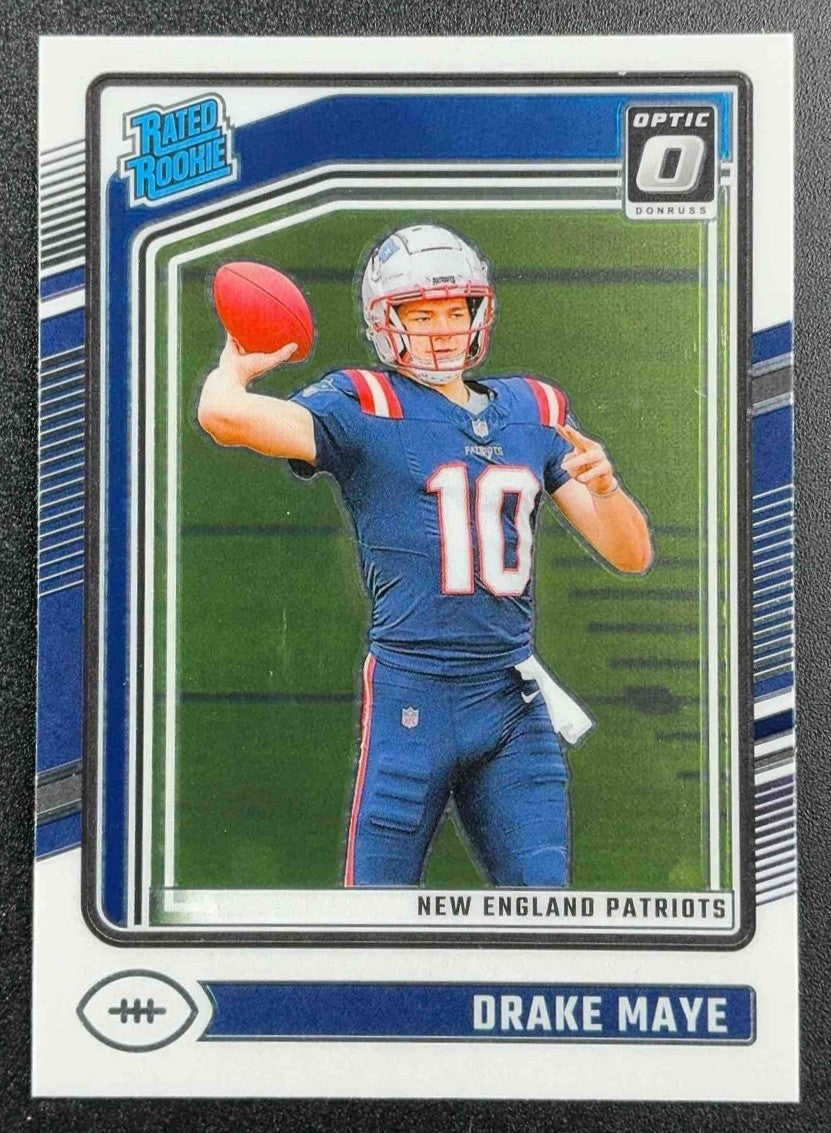 DRAKE MAYE 2024 PANINI DONRUSS OPTIC #229 RATED ROOKIE PATRIOTS