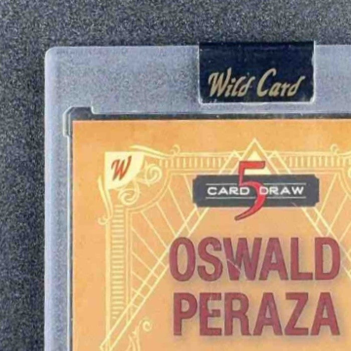 2023 wild card oswald peraza auto /3 5 card draw SSP