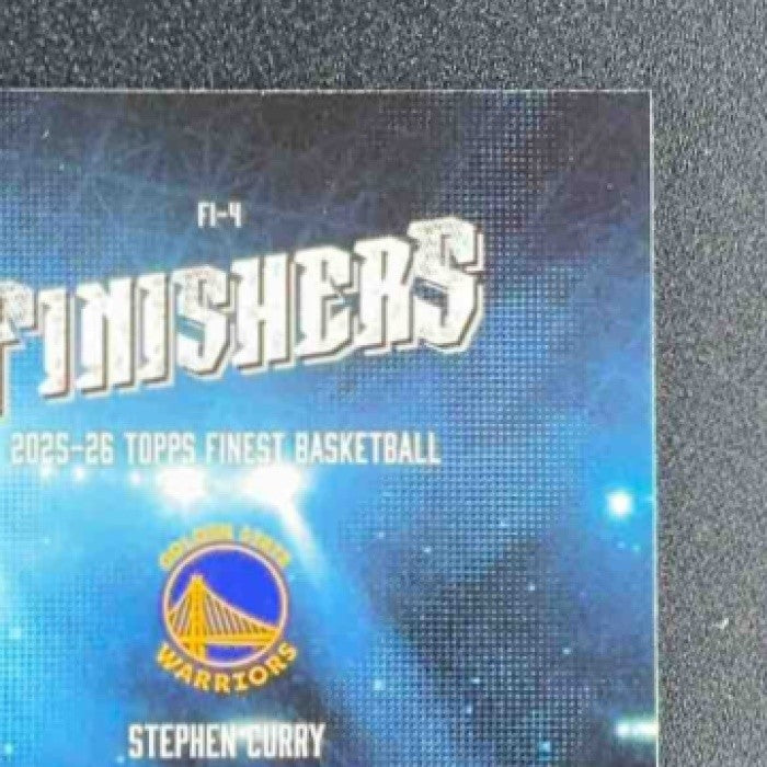 STEPHEN CURRY 2025-26 TOPPS FINEST #FI-4 FINISHERS BLUE REFRACTOR 52/99 WARRIORS
