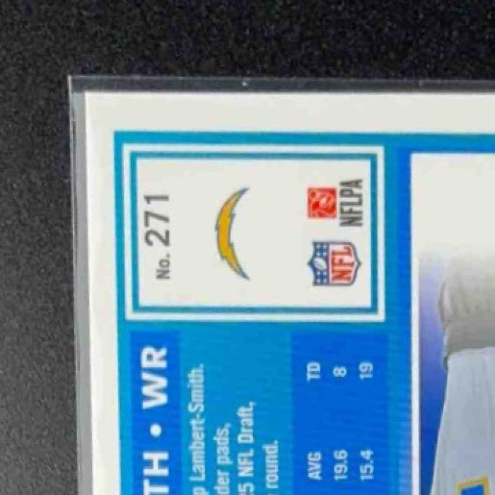 2025 Panini Donruss Optic KeAndre Lambert-Smith Rated Rookie Blue Hyper Prizm
