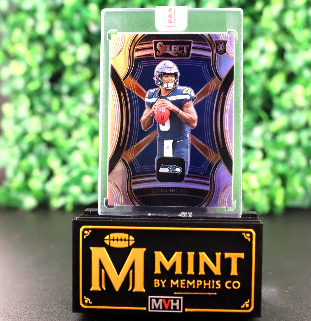 JALEN MILROE 2024 SELECT XRC ROOKIE SILVER PRIZM SEAHAWKS RC SEALED