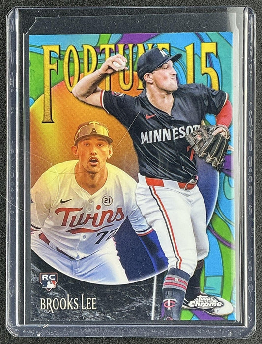 BROOKS LEE 2025 TOPPS CHROME #F15-14 FORTUNE 15 TWINS